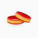 Gold Plated Wide Traditional Pola Bangle Set