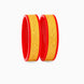 Gold Plated Wide Traditional Pola Bangle Set