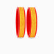 Gold Plated Wide Wedding Pola Bangle Set