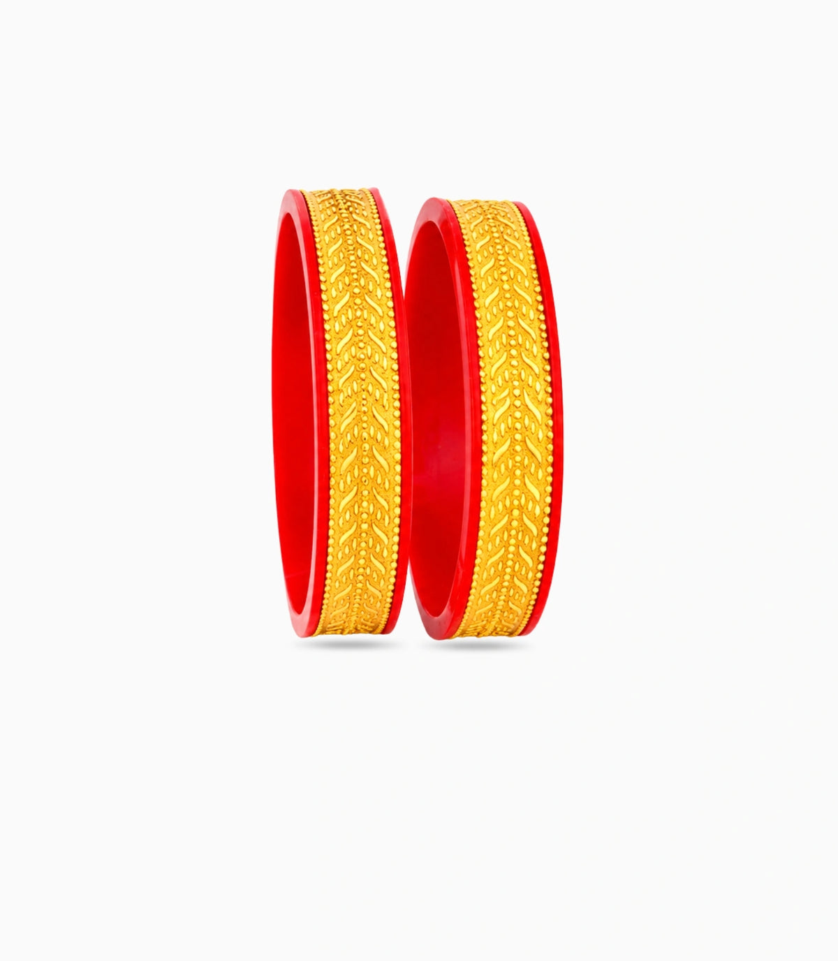 Gold Plated Wide Iconic Pola Bangle Set
