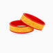 Gold Plated Wide Elegant Pola Bangle Set