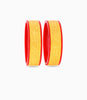 Gold Plated Wide Cultural Pola Bangle Set