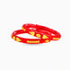 Gold Plated Heart Blossom Pola Bangle Set