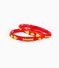 Gold Plated Heart Blossom Pola Bangle Set