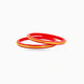 Gold Plated Slim Beaded Pola Bangle Set