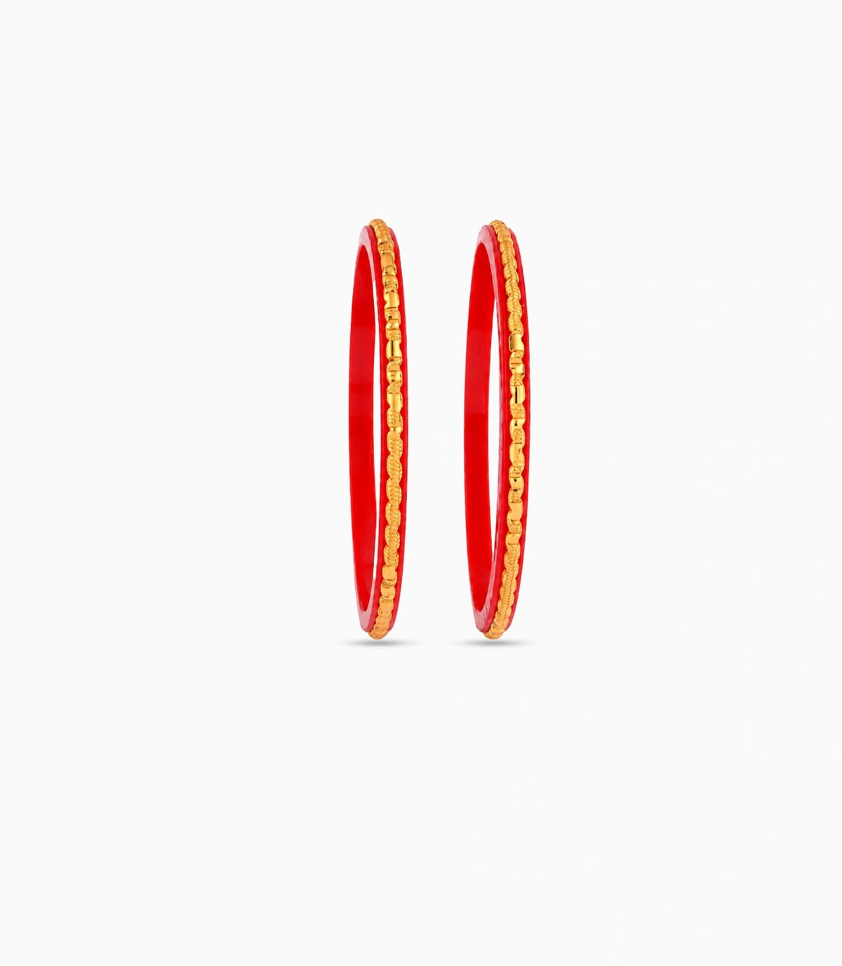 Gold Plated Classic Beaded Pola Bangle Set