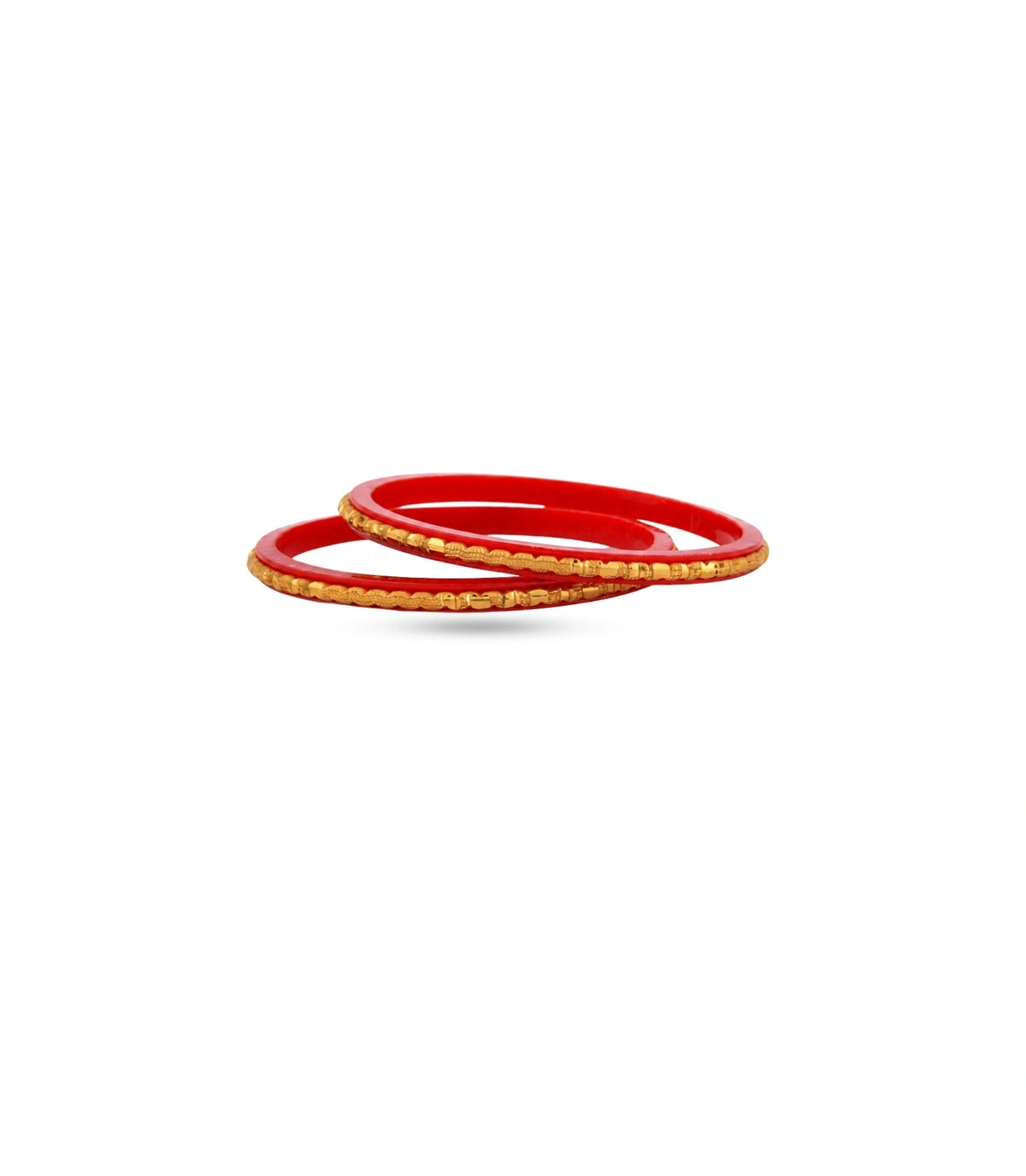 Gold Plated Classic Beaded Pola Bangle Set