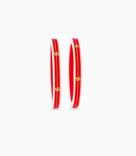 Gold Plated Stylish Pola Bangle Set