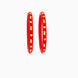 Gold Plated Red Leaf Pola Bangle Set