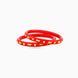 Gold Plated Red Leaf Pola Bangle Set