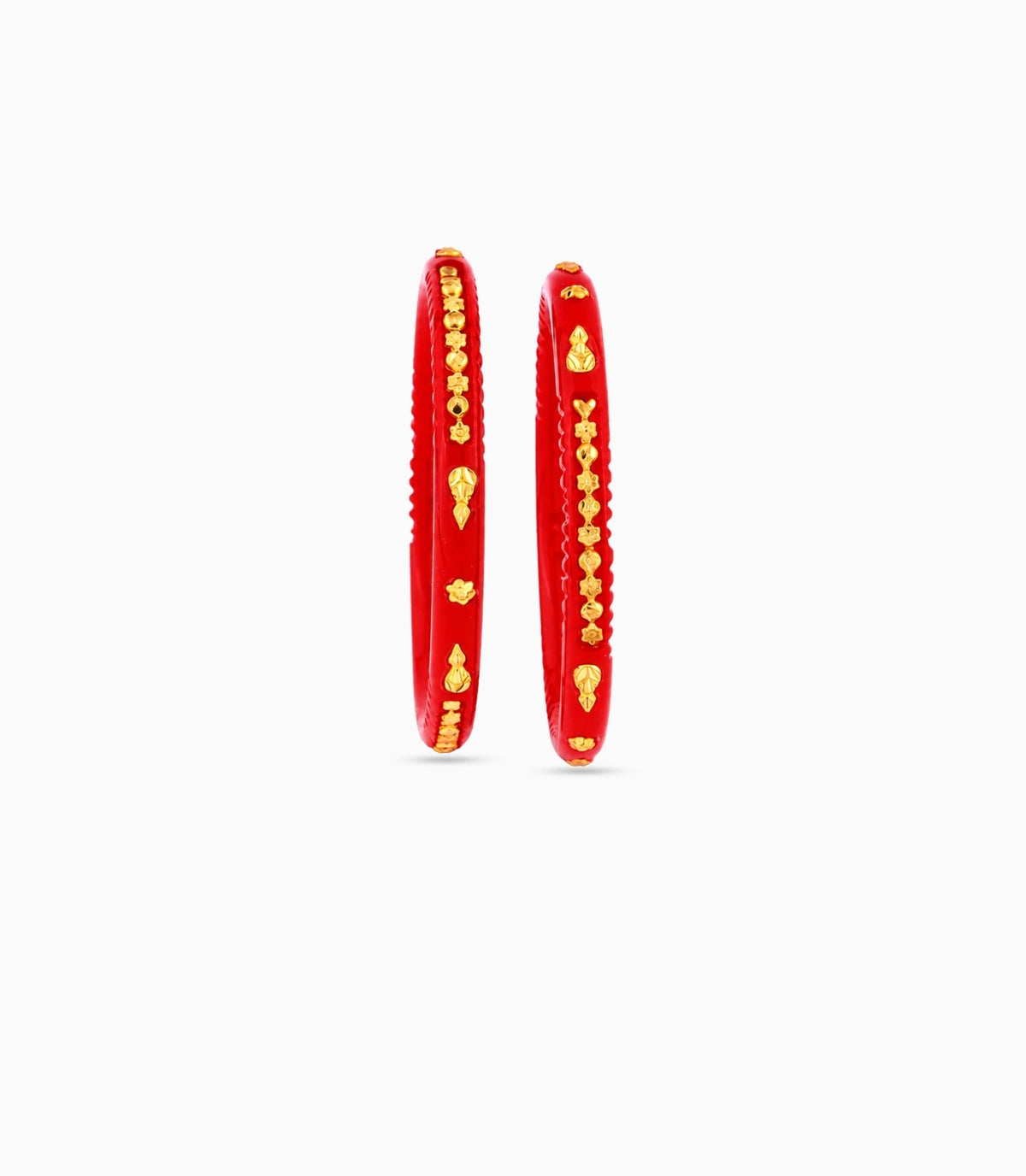 Gold Plated Statement Pola Bangle Set