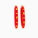 Gold Plated Red Minimal Pola Bangle Set