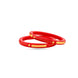 Gold Plated Shiny Red Pola Bangle Set