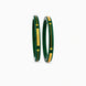 Gold Plated Glossy Green Pola Bangle Set
