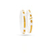Gold Plated White Divine Pola Bangle Set
