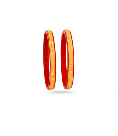Gold Plated Iconic Pola Bangle Set