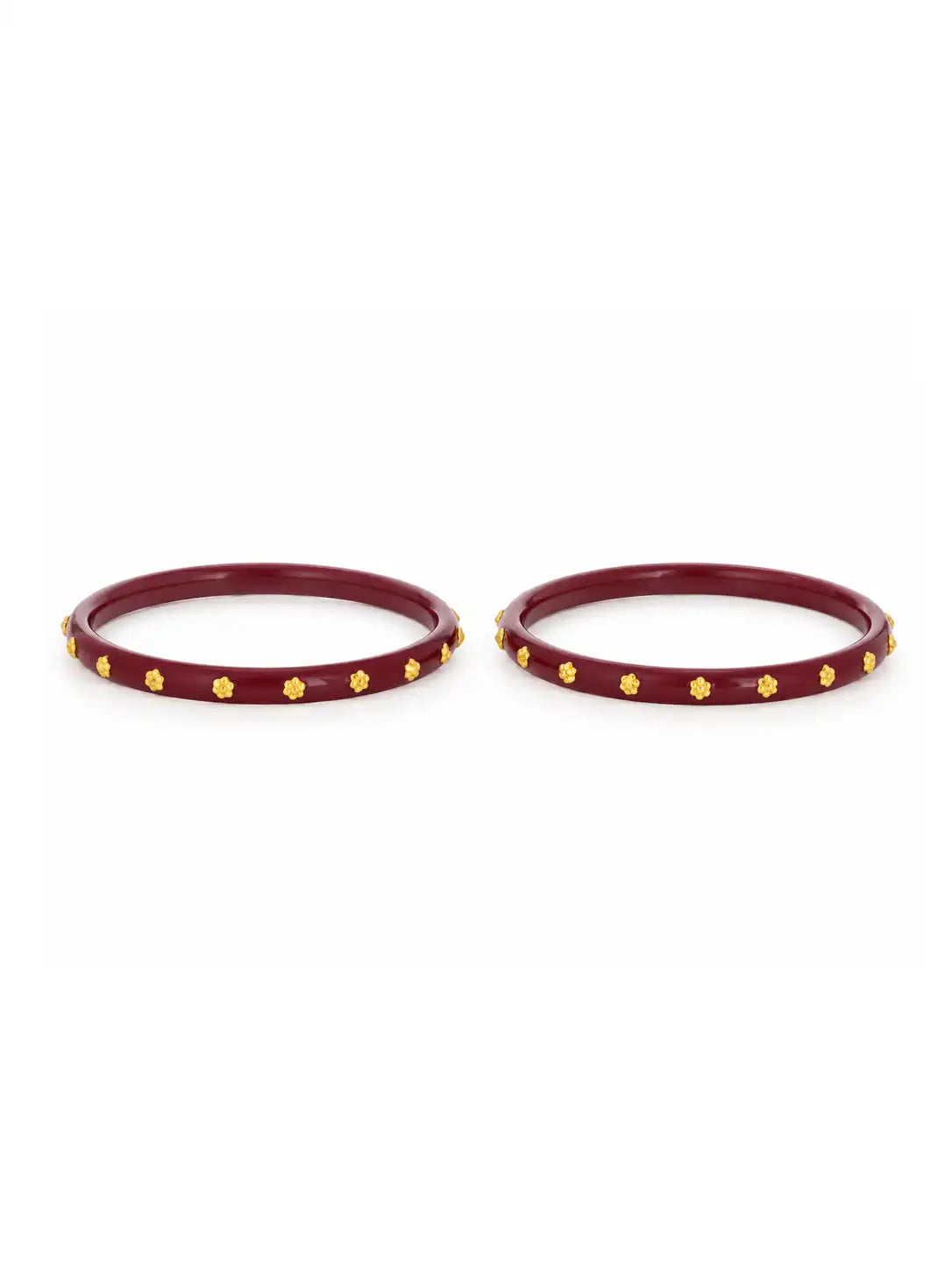 Gold Plated Royal Collection Pola Bangle Set