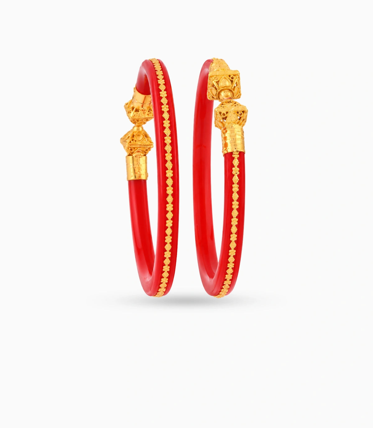 Gold Plated Bengali Heritage Pola Bangle Set