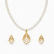 Gold Plated Minimalist Single Strand Pearl Necklace