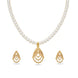 Gold Plated Minimalist Single Strand Pearl Necklace