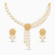 Gold Plated AD Studded Multi Strand Pearl