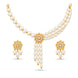 Gold Plated AD Studded Multi Strand Pearl