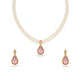 Gold Plated Glamorous Multi Strand Pearl Necklace