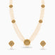 Gold Plated Traditional Multi Strand Pearl Necklace