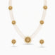 Gold Plated Pearl Radiance Multi Strand Pearl Necklace