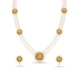 Gold Plated Pearl Radiance Multi Strand Pearl Necklace