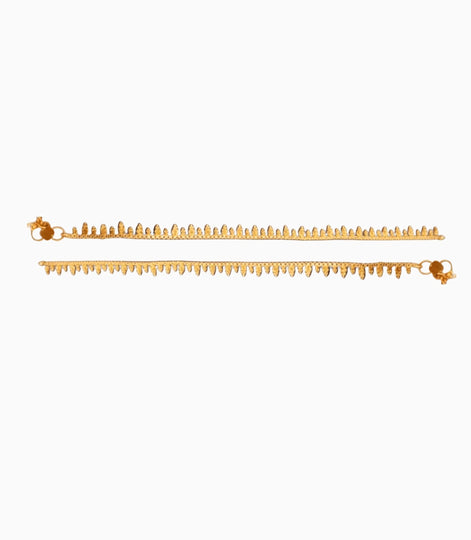 Gold Plated Everyday Lightweight Anklet