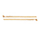Gold Plated Everyday Lightweight Anklet