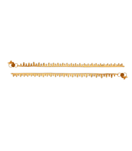 Gold Plated Everyday Lightweight Anklet