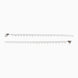 Rhodium Plated Everyday Lightweight Anklet