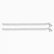 Rhodium Plated Everyday Sleek Anklet