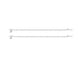 Rhodium Plated Everyday Minimal Anklet