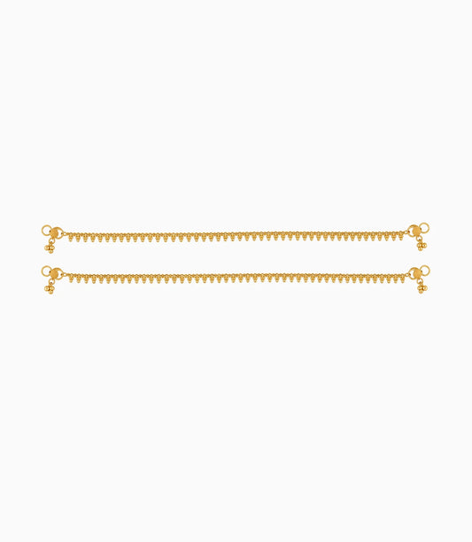 Gold Plated Everyday Minimal Anklet
