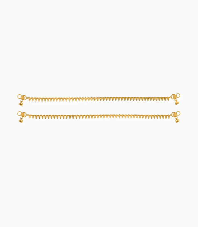 Gold Plated Everyday Minimal Anklet