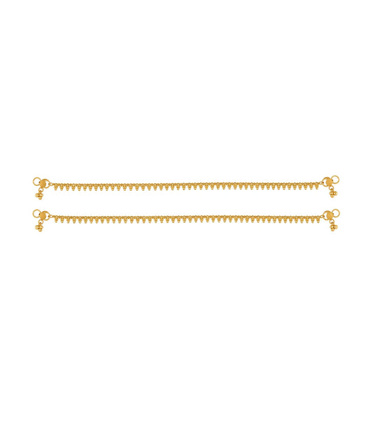 Gold Plated Everyday Minimal Anklet