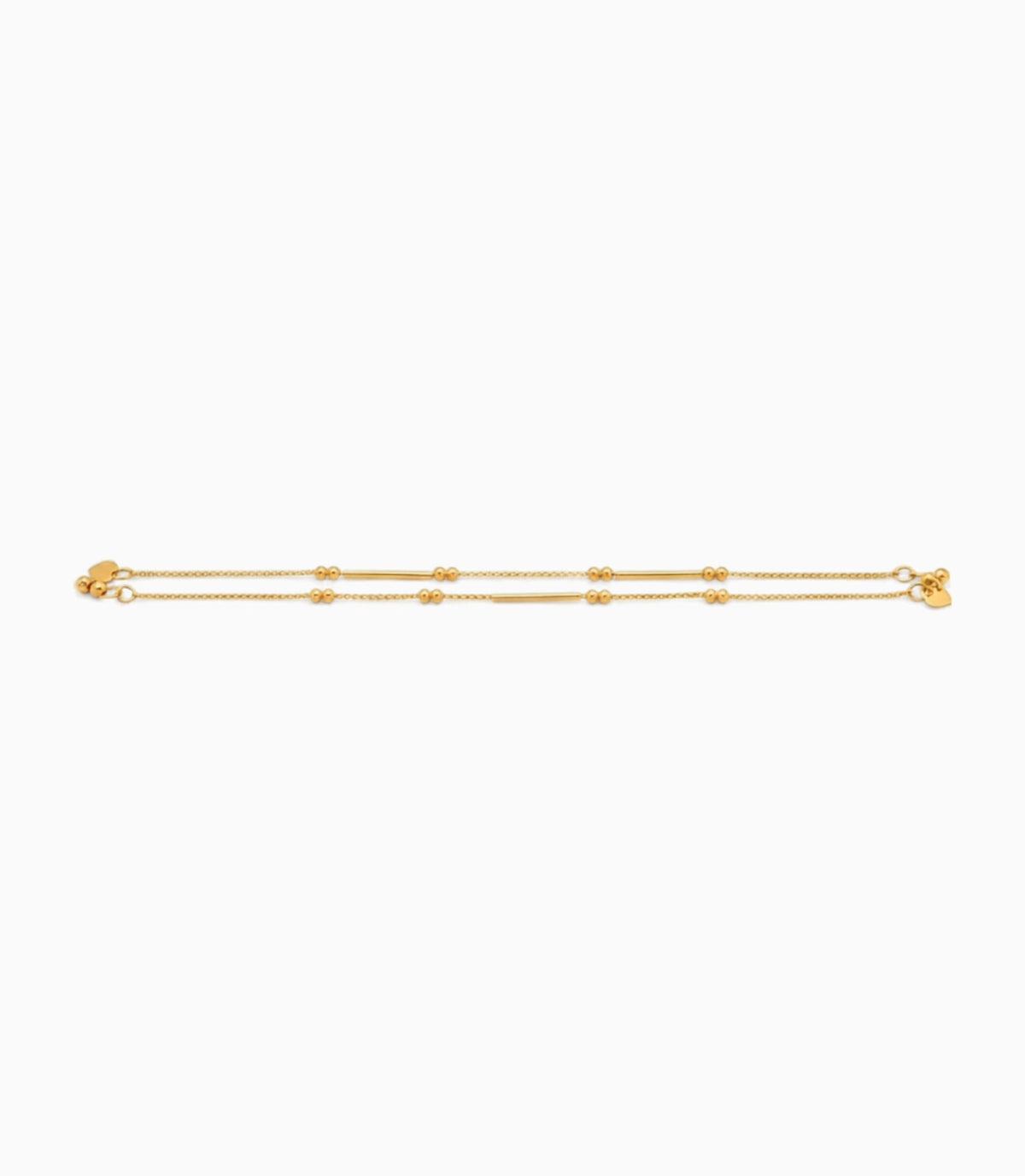 Gold Plated Everyday Chain Ball Anklet