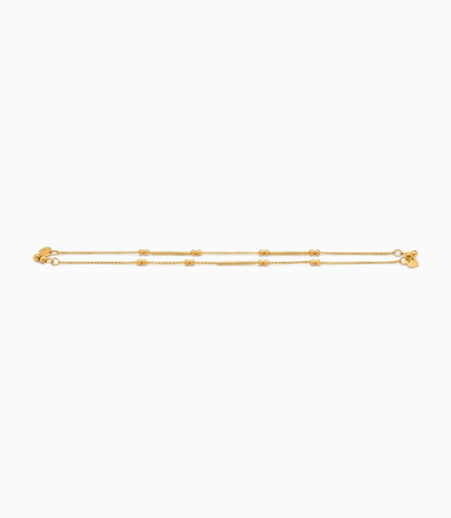 Gold Plated Everyday Chain Ball Anklet