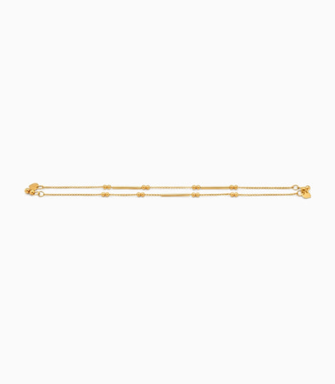 Gold Plated Everyday Chain Ball Anklet