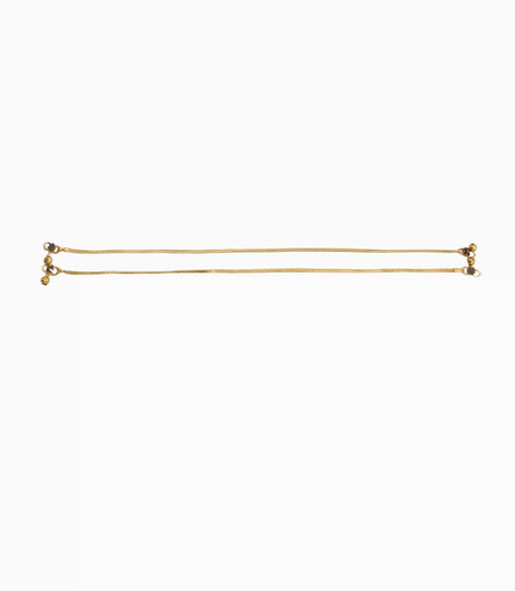 Gold Plated Everyday Mesh Chain Anklet