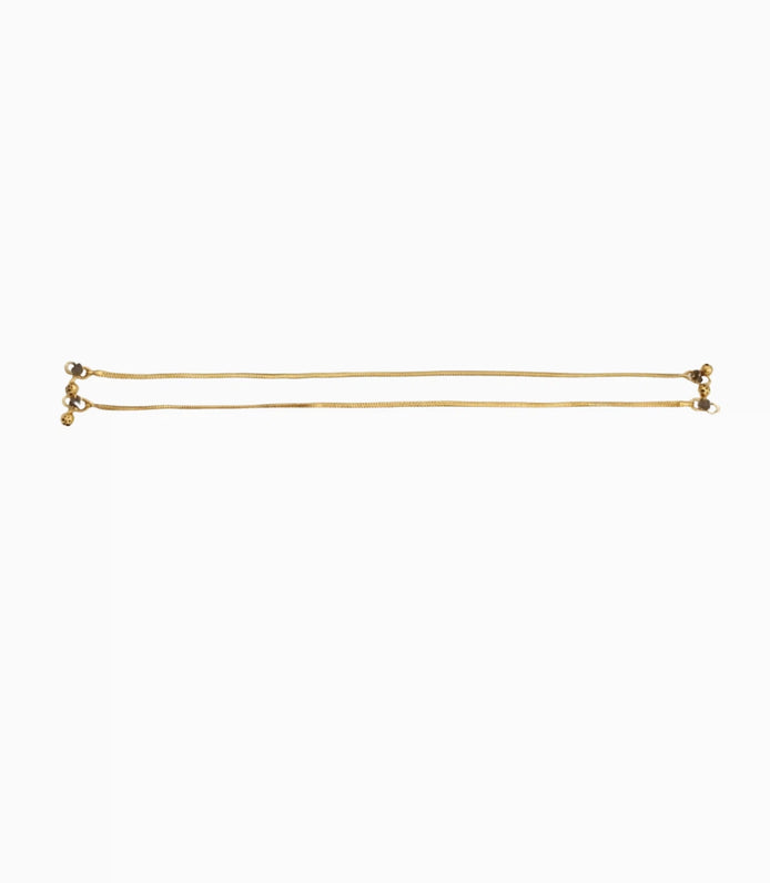 Gold Plated Everyday Mesh Chain Anklet