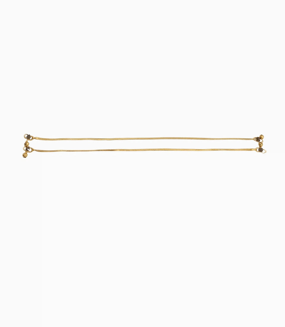 Gold Plated Everyday Mesh Chain Anklet