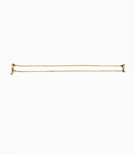 Gold Plated Everyday Mesh Chain Anklet