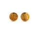 Gold Plated Coin Inspired Stud Earrings