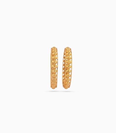 Gold Plated Royal Beaded Bangle Set