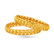 Gold Plated Royal Beaded Bangle Set