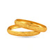 Gold Plated Simple Traditional Bangle Set